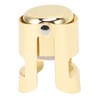 5Pcs Champagne Bottle Stopper Stainless Steel Champagne Sealer Plug Reusable