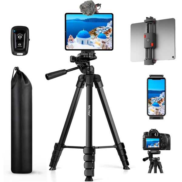 MACTREM MACTREM iPhone iPad Tripod Stand, 67" Phone Tripod for