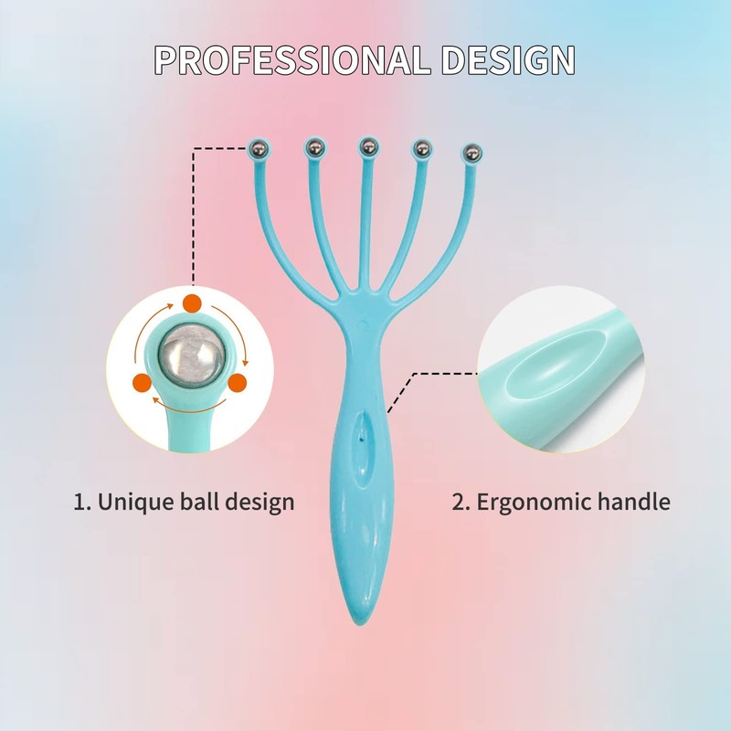 YAFIYGI 2Pack Head Massager for Hair Growth - Scalp Stimulating