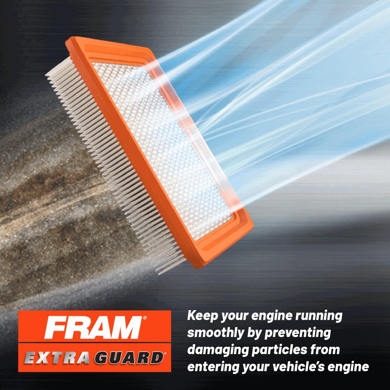 FRAM Extra Guard Engine Air Filter Replacement, Easy Install w/Advanced