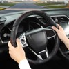 West Llama 3PCS Leather Auto Steering Wheel Cover for 99%