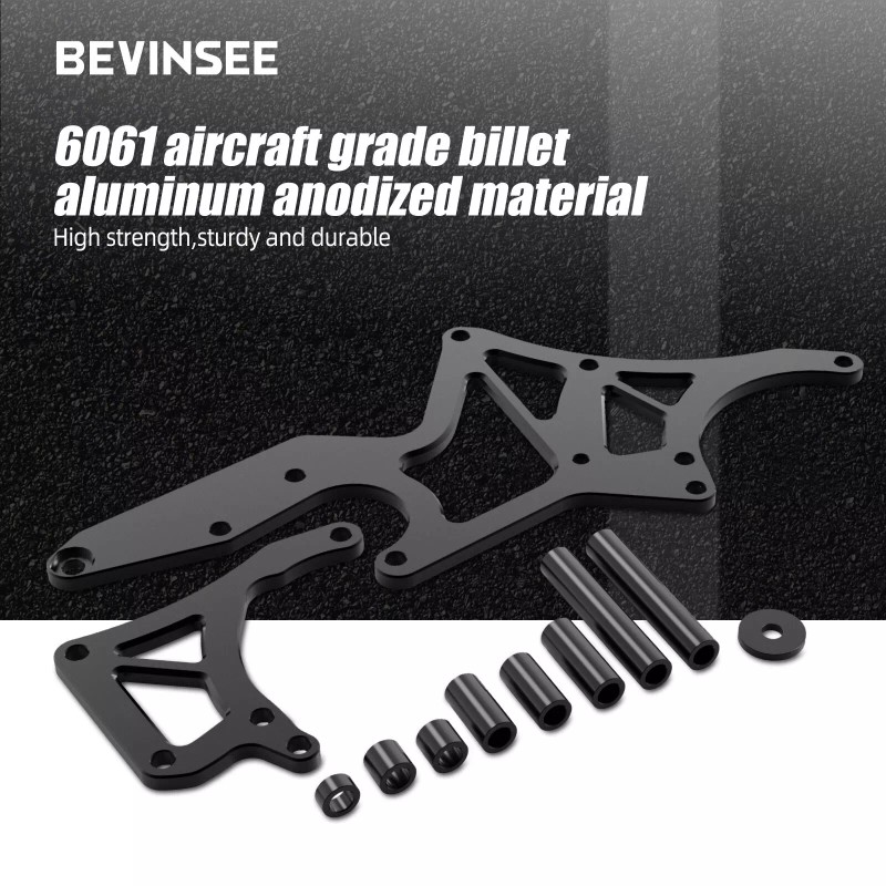BEVINSEE LS Alternator Power Steering Pump Serpentine Bracket For Chevy