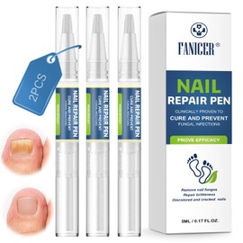 Pack of 3 Nail Repair Pens, Toenail Treatment, Nail Care Pen, Nail Care Pen for Nail Care for Toenails, Moisturising Nails, Protection & Strengthening Brittle Nails, Promote Nail Growth