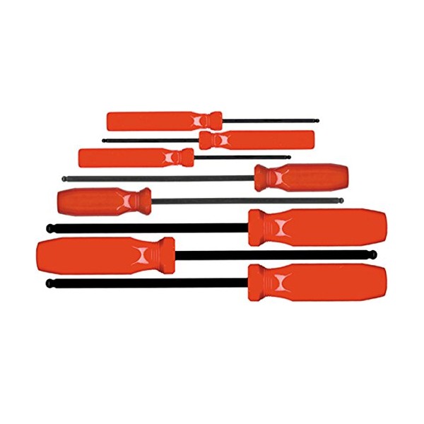 EKLIND 90108 Ball-Hex (allen) Screwdriver - 8pc set SAE Inch