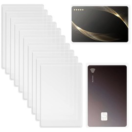 Drawheart Card Case, Transparent Card Protector Case, 10pcs/20 Pack, ID Card Holder, Bus Card Holder, Easy Access Cards, Waterproof, Dustproof, Magnetic, Anti-false Reading, Wear-Resistant, 10pcs