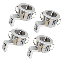 ACROPIX Car Bumper PDC Parking Sensor Retainer Holder Fit for Toyota Sienna - Pack of 4 Silver Tone