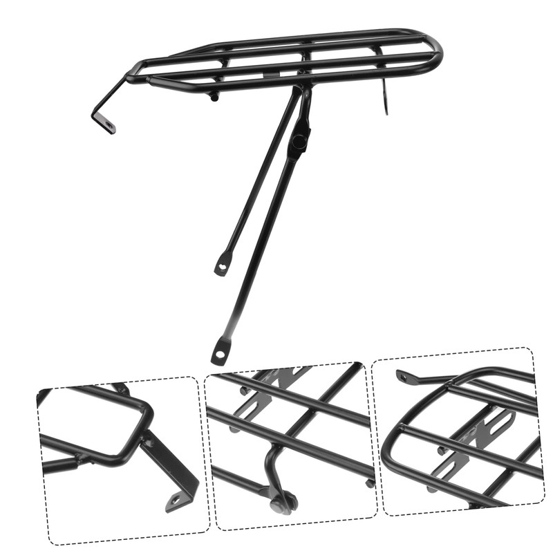 CORHAD Durable Folding Bike Carrier Rack Compact Back Stand Cargo