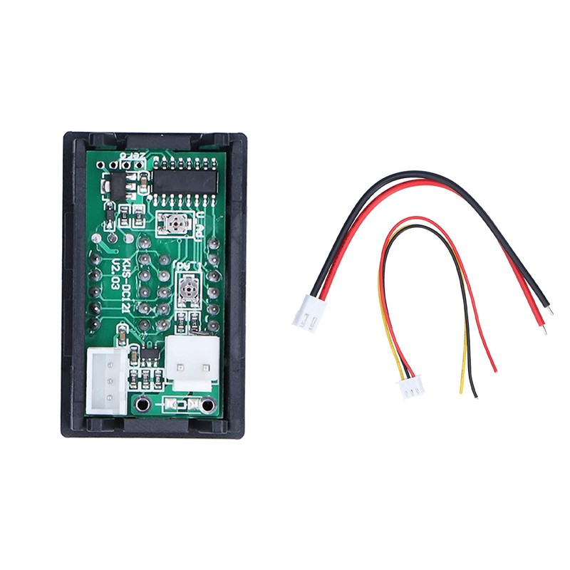 Voltímetro Amperímetro, multímetro Panel Equipo eléctrico Medidor Alcance DC 0V-100V