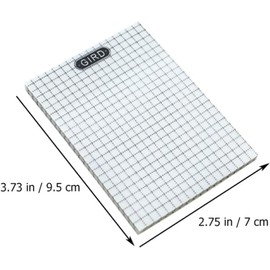 BESTYASH Bloc de Notas Autoadhesivas Transparentes Pet para Uso Diario Hogar, 8 Libros 50 Hojas cada Uno, Multifunción y Fácil de Usar