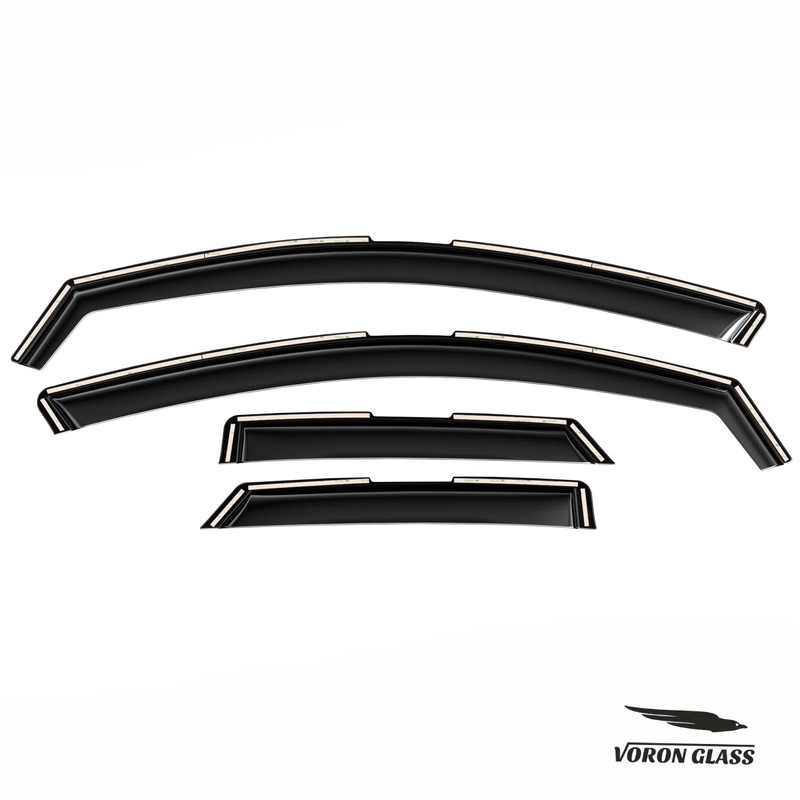 Voron Glass in-Channel Extra Durable Rain Guards for Mazda CX-30