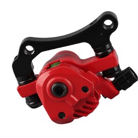 Dilwe Electric Scooter Brake CaliperElectric Scooter Right Side Disc Brake,Electric Disc BrakeforKick Scooters (Red)