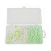 Squid Skirts Fishing Lures Glow Night Quadruple Fishing Hooks Luminous