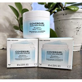 COVERGIRL 10 Jars Covergirl WEIGHTLESS WATER Cream 72 hr Hydration 2 oz.ea Wholesale Lot