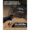 DAYDOOR 56,000 LBS Soft Shackle Recovery Kit, 1/2" x 22"