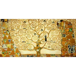 CafePress Gustav Klimt Tree of Life 30"x60" Absorbent, Soft Beach Towel