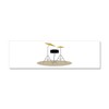 CafePress Snare and Cymbal Car Magnet 10 X 3 10"
