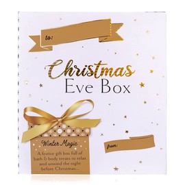 Accentra Winter Magic Christmas Eve Box, Bath Set for a Relaxed Christmas Eve in Beautiful Gift Box for Opening