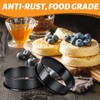 Yubng Crumpet Rings 3.94’’- Set of 10 Baking Rings- Stainless