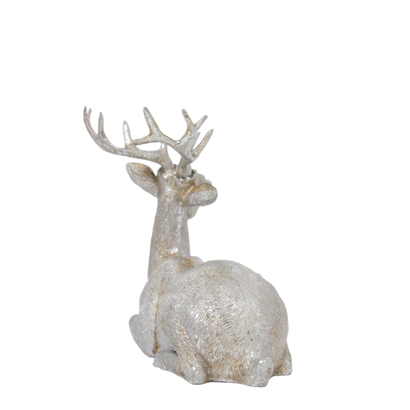B2S BACK2SEASON Reindeer Pair Nilan Silver Lying Down Small Elegant