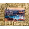 Saddle Mountain Souvenir Budapest Laser Engraved Wood Picture Frame Landscape