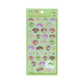 Sun-Star Stationery Tea Dog Goods Bonbon Drop Sticker Everyone S8816026