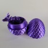Cinderwing Purple Articulated 12" Crystal Dragon & Egg Fidget/Sensory Toy,