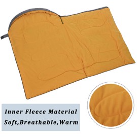 VanRolldex Dog Sleeping Bag, Waterproof Travel Warm Portable Dog Bed with Storage Bag for Indoor Outdoor Warm Camping Hiking Backpacking(Orange)