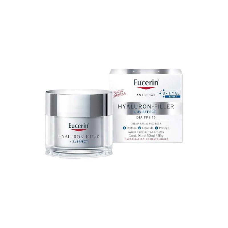 Eucerin Crema Dia Fps Ácido Hialurónico Hyaluron Filler