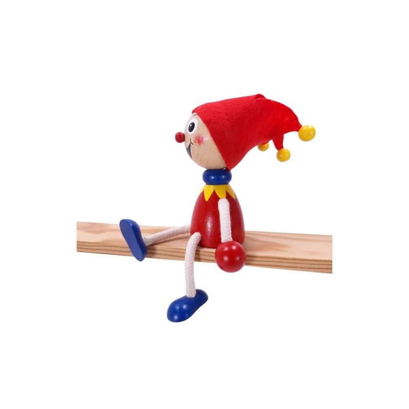 Schwingfigur Kasper Narr – Handgefertigte Dekoration aus Holz