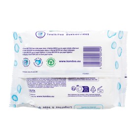 Kandoo Mehrzweck-Toilettentücher, 99% Wasser, Aquas, 60 Stück