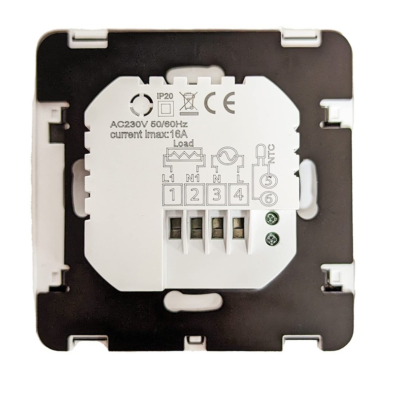 Wi5 Smart Wi-Fi Electric Underfloor Heating Thermostat in WHITE -