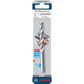 PRO Metal HSS-G, 6mm, CYL, 1 Pc