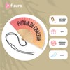 Fisura - Original handheld folding fan with message in french.