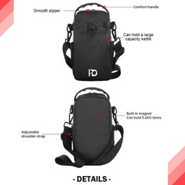 Magnetic Gym bag, Gym Bag for Men and Women, Magnetic fitness bag, Fitness Bag with Bottle Compartments and Accessories, Phone, Wallet and Keys.