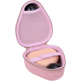Aenllosi for Theragun Mini 3.0/Mini Plus/mini 2.0 Handheld Electric Massage Gun Hard Case,Replace Head & USB Charging Cable Organizer (Case Only,Desert Rose)
