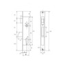 tesa Assa Abloy 4210353 or monopunto lock for PEFILES metal