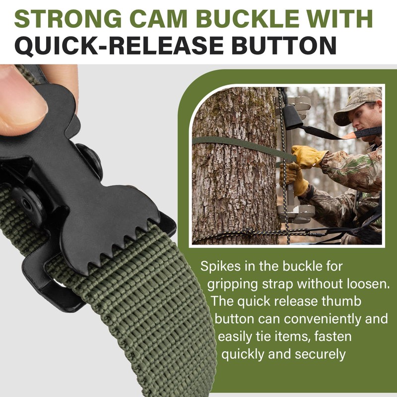 Dimakung Tree Stand Utility Straps for Summit Viper Climber, 2