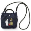Moomin rmpk-03 Pochette Mini Shoulder Bag, navy (group), Free size