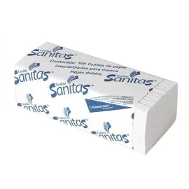 Kimberly-Clark Sanita Toalla Interdoblada Con 1000 Piezas 10 Paquetes D 100