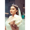 Amariver Gold Wedding Crown Crystal Tiara for Women Queen Crowns