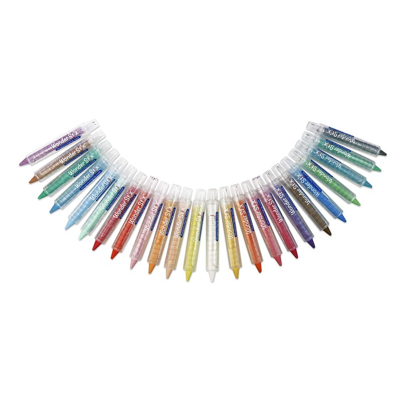 Wonder Stix Pastel Colors Dustless Chalk Crayon 12 pack