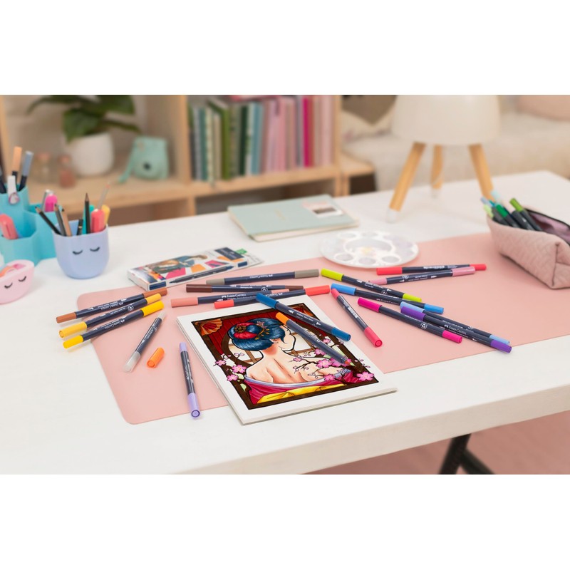 Faber Castell Goldfaber Sketch Manga 164809 Marker Pens with Brush