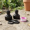 3/4 Inch Garden Hose Quick Connector Kit 2-Piece Plastic