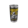 Motocross Dirt Bike Motorcycle Racing Distressed Design Stainless Steel Insulated