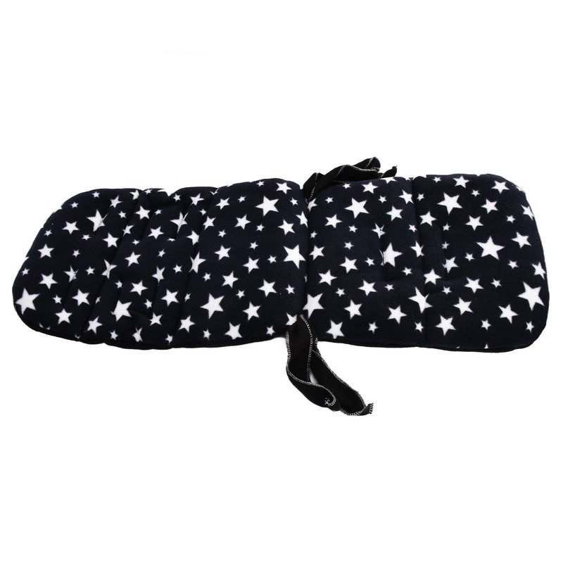 Baby Stroller Cushion Soft Flannel Star Pattern Universal Infant Trolley