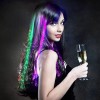 Rhappq 5pz Pinzas Pelo Con Luz Fibra Luminosa Accesorios De