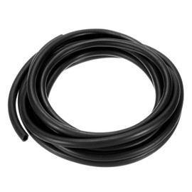 M METERXITY Lubricating Oil Hoses, 8mm ID x 12mm OD 16.4FT Rubber Tubing Hose Pipe for Irrigation/Small Equipment/Outdoor/Garden Water Tubing [Black]