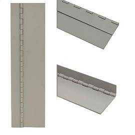 Generic Classic Aluminum Gray Glossy 12 x 3 1/4 Inch Boat Seat Hinge