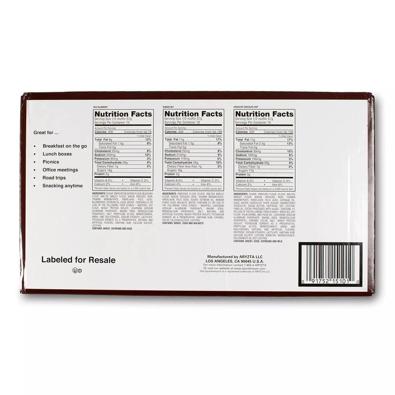 Otis Spunkmeyer Assorted Muffins Variety Pack I Wild Blueberry, Banana