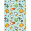 ARKRAFT Wrapping Paper 4 Sheets XXL Contains 6 Stickers (F4